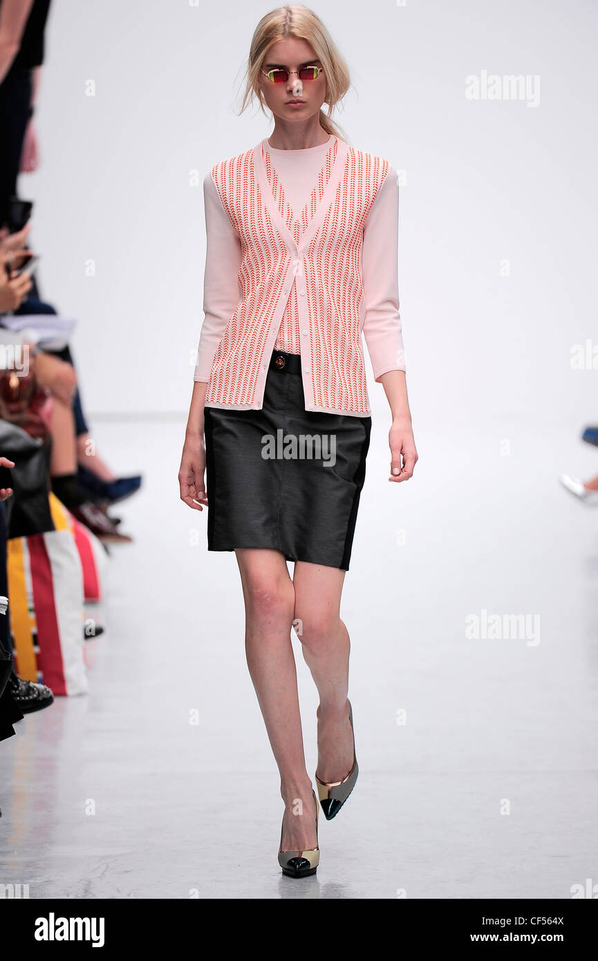 Pringle of Scotland London bereit zum WearSpringSummer 2012 Stockfoto