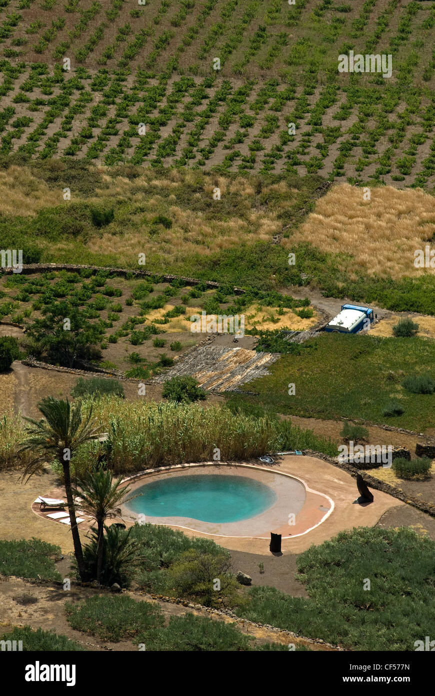 Monastero Tal, Insel Pantelleria, Trapani, Sizilien, Italien Stockfoto