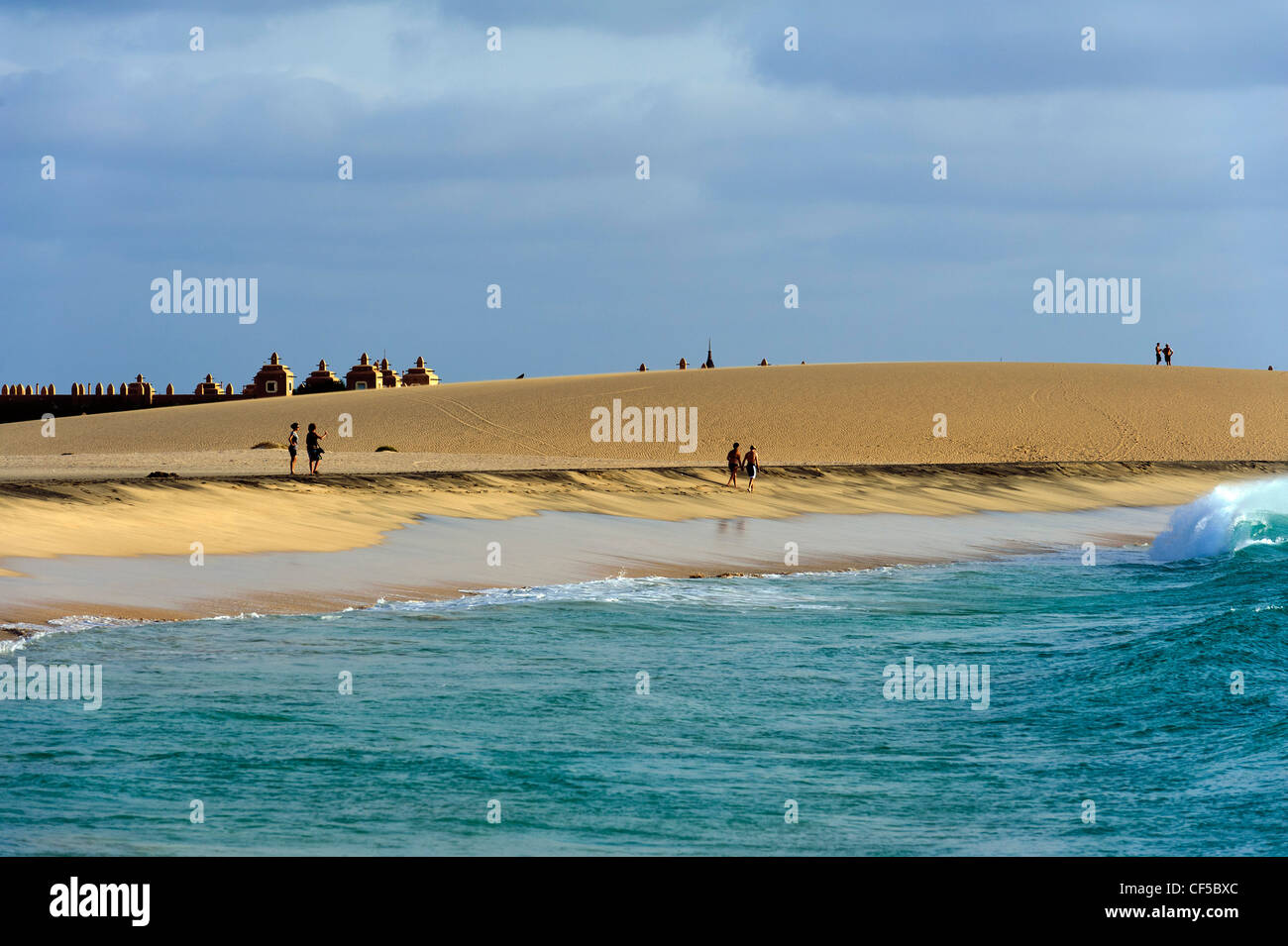 Strand von Ponta Preta, Sal, Kap Verde Inseln, Afrika Stockfoto