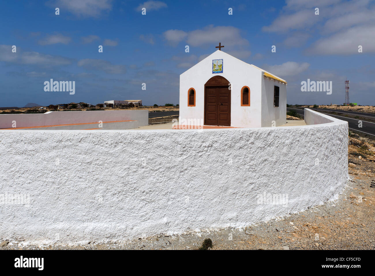 Kapelle Nossa Senhora de Fatima, Sal, Kapverdische Inseln, Afrika Stockfoto