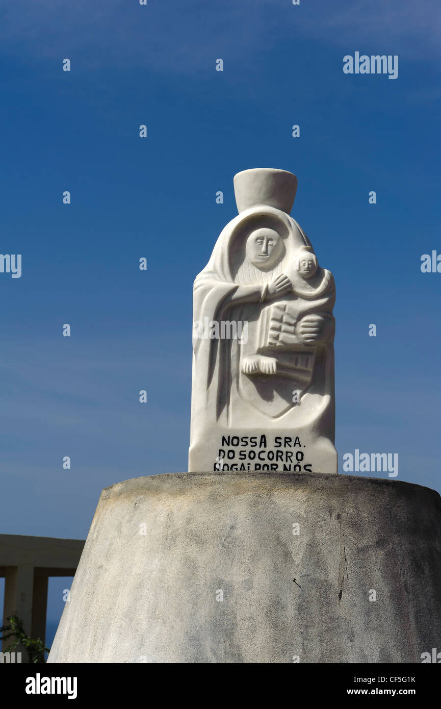 Kapelle N.Senhora Socorro Insel Fogo, Kapverdische Inseln, Afrika Stockfoto