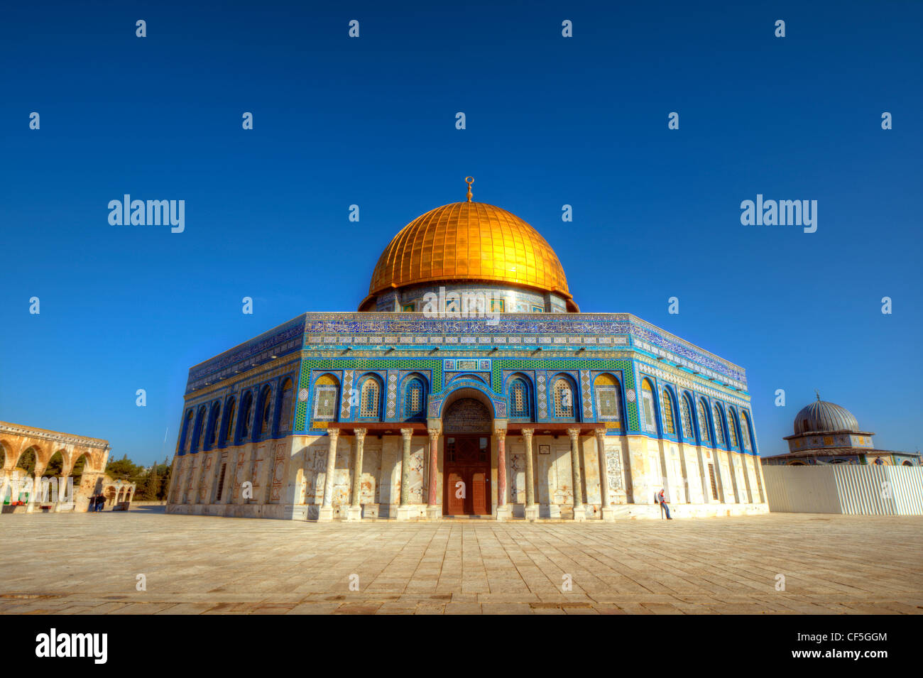 Haube des Felsens in Jerusalem, Israel. Stockfoto