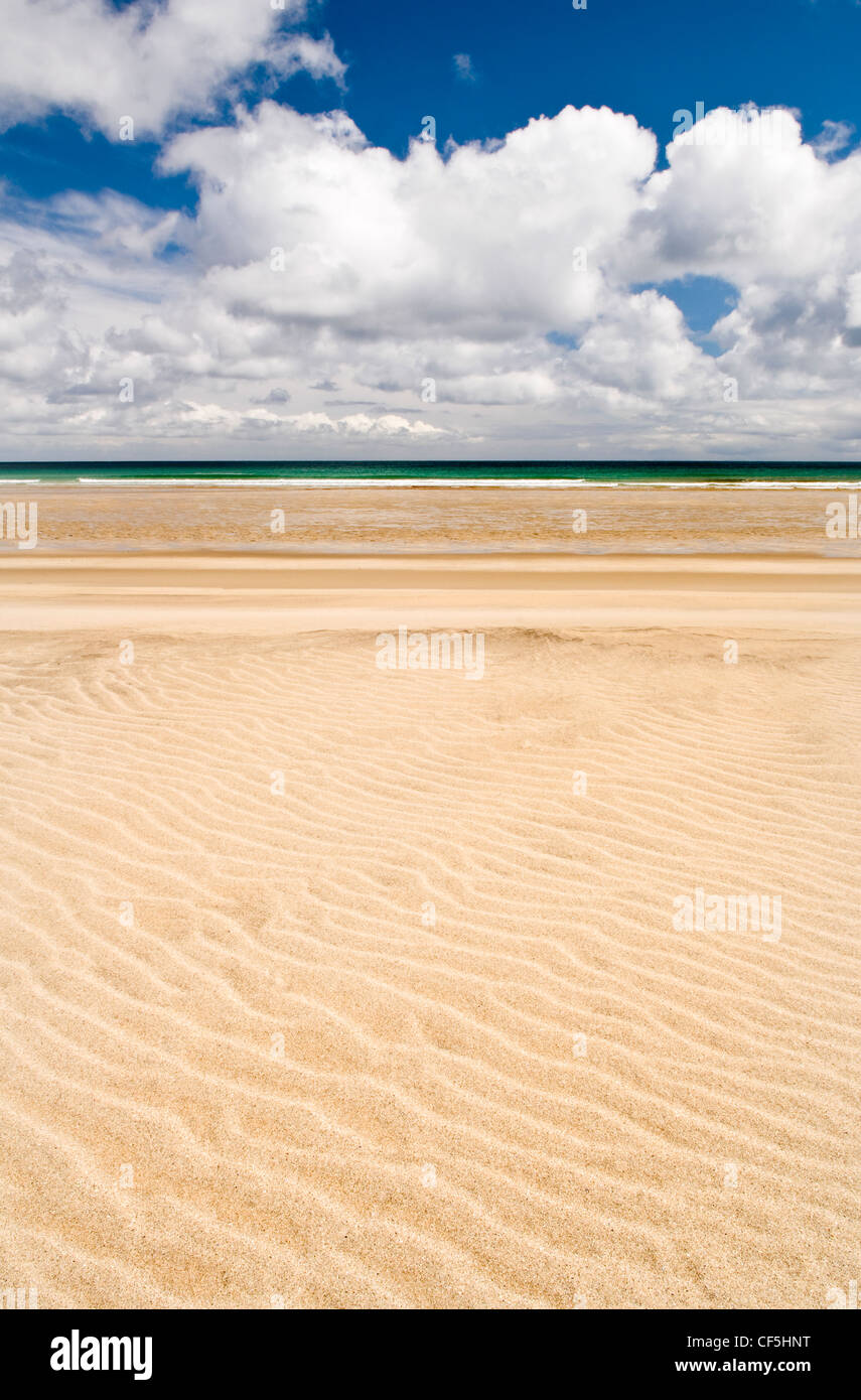Sand Muster auf Garry Strand auf der Isle of Lewis. Stockfoto