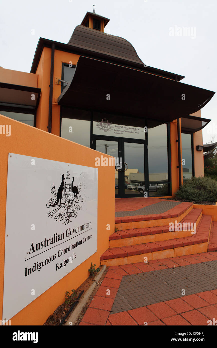 Die australische Regierung indigenen Koordinierungszentrum in Kalgoorlie, Westaustralien, Australien. Stockfoto