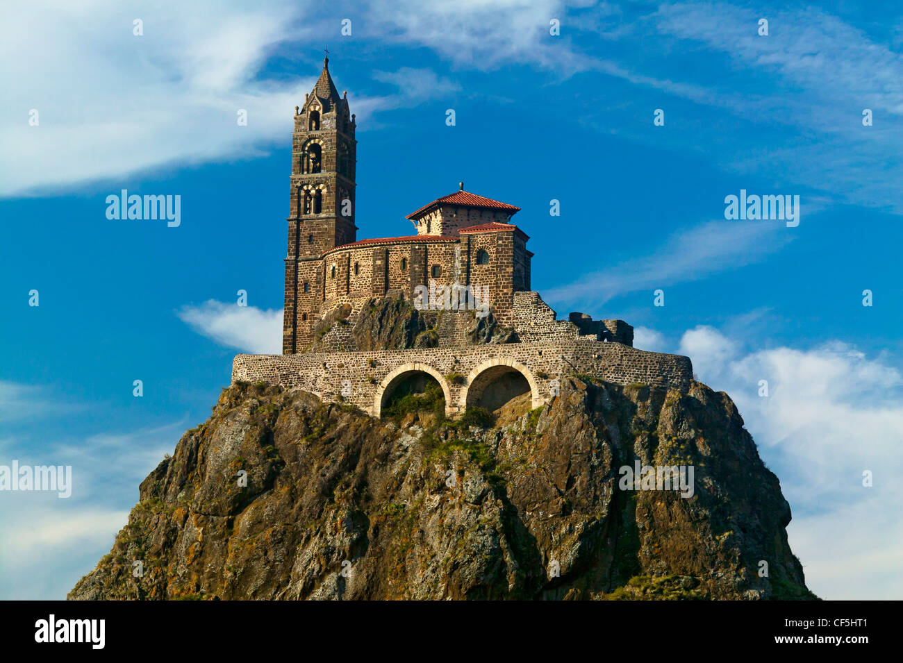 Kapelle Saint Michel D'Aiguilhe, Le Puy En Velay, Haute Loire, Auvergne, Frankreich Stockfoto