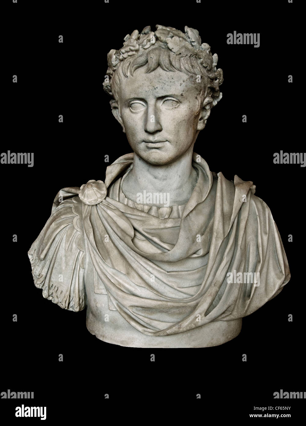 Kaiser Augustus von 27-14 v. Chr. römische Rom Italien Italienisch Stockfoto