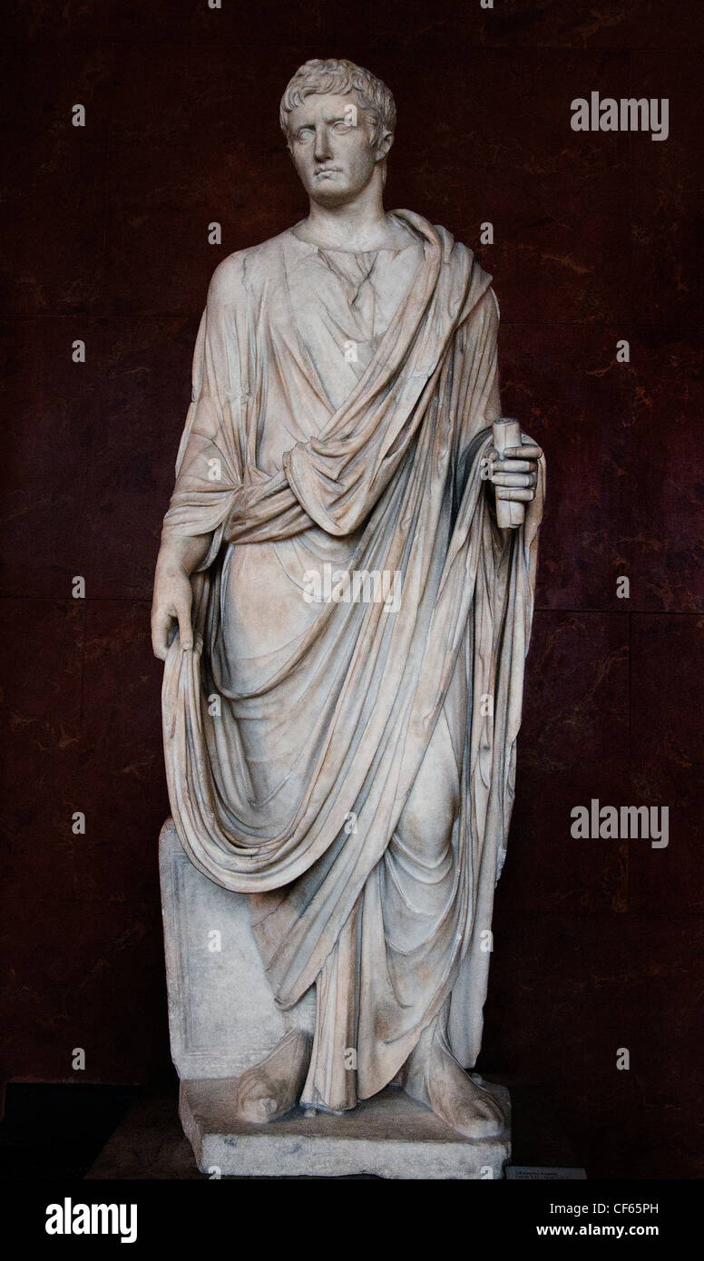 Kaiser Augustus von 27 bis 14 v. Chr. römische Rom Italien Italienisch Stockfoto