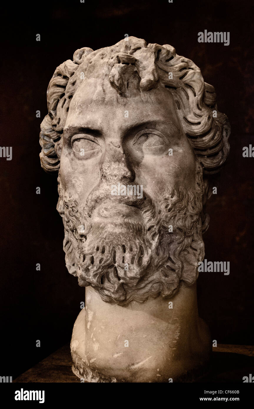 Kaiser Septimius Severus 193-211 n. Chr. römische Rom Italien Italienisch Stockfoto