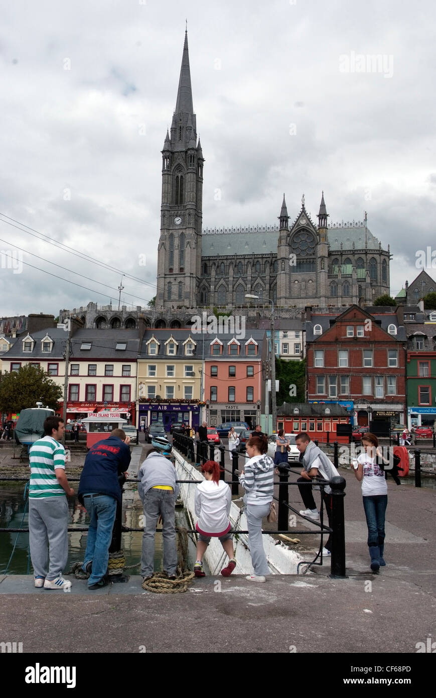 Str. Colmans Kathedrale in Cobh, Irland Stockfoto