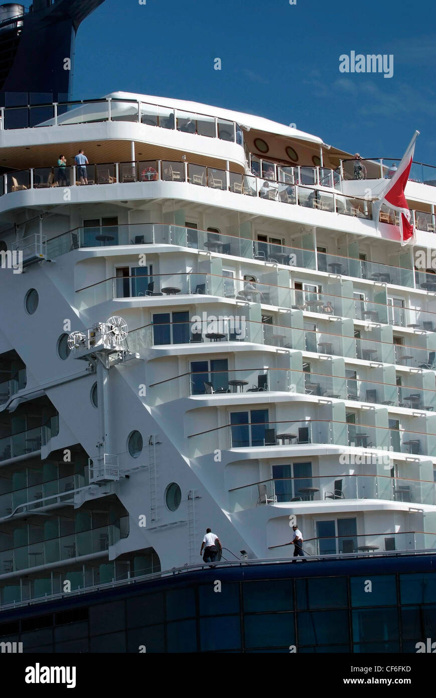 Versand Malta Flagge Malta Celebrity Cruises Stockfoto