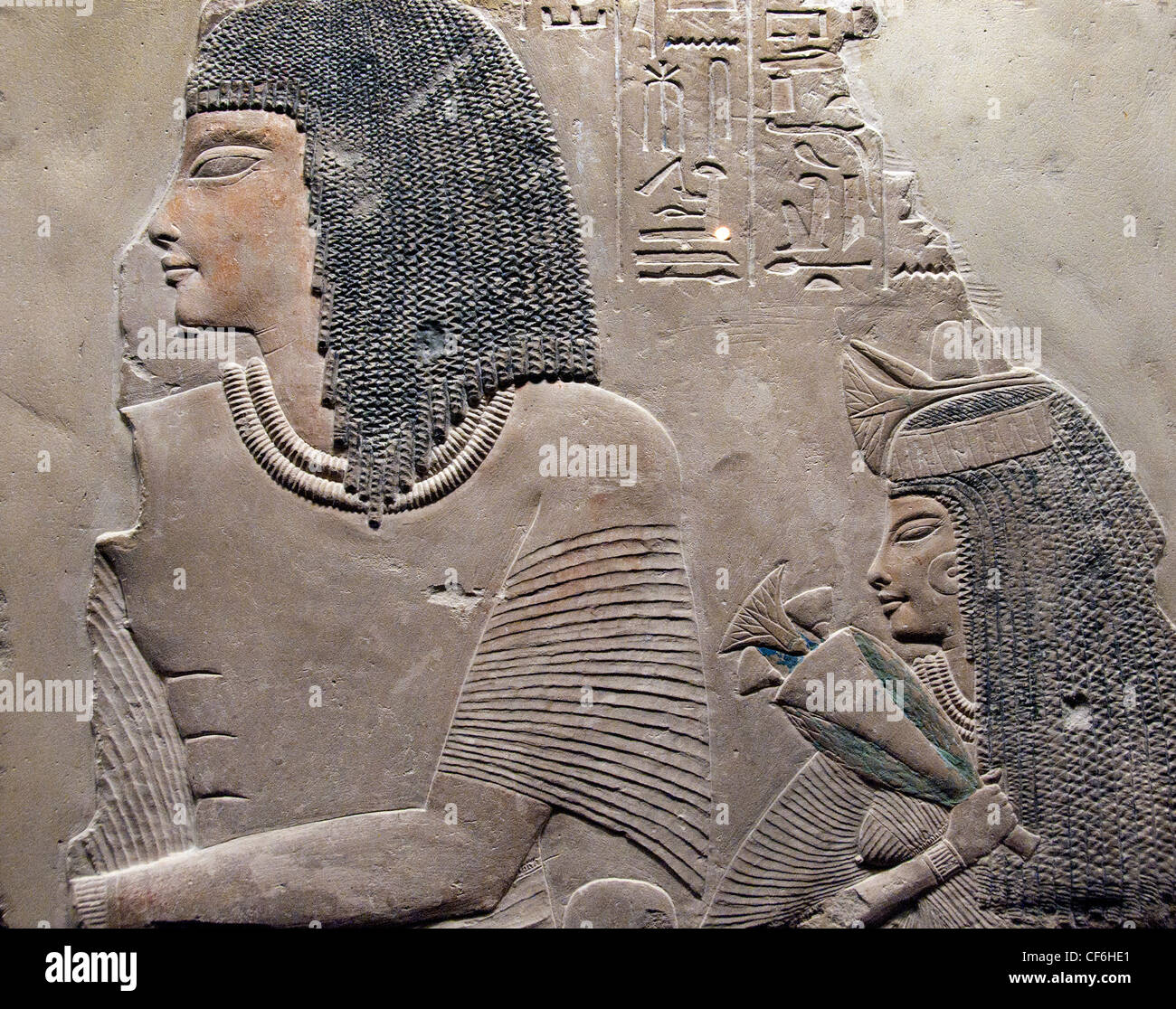 Imenmes, Vater von General Imeneminet, allgemeine Imeneminet Ägypten ägyptische 1300-1330 BC Grab Stockfoto
