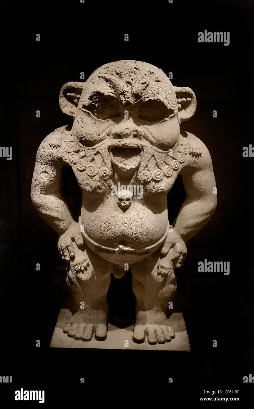 Gott Bes 379-341 v. Chr. 30. Dynastie ägyptischer Pharao Serapeum Saqqarah Sakkara Ägypten Stockfoto