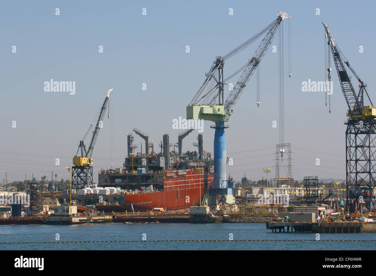 Bilder von San Diego, Kalifornien. Werft Stockfoto