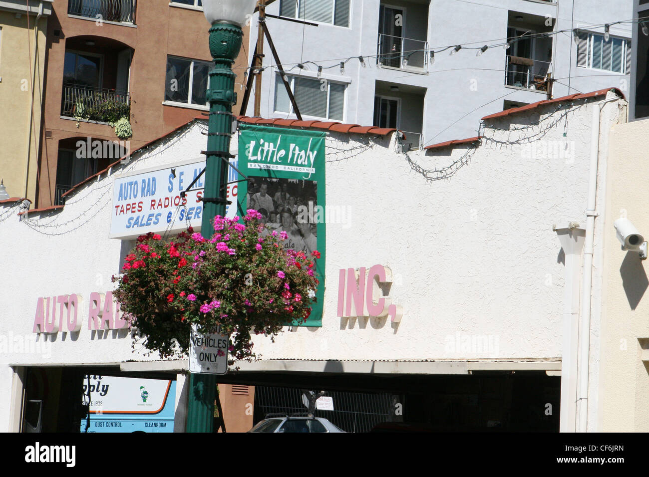 Bilder von San Diego, Kalifornien, Little Italy Stockfoto