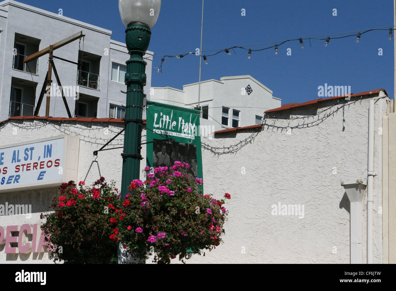 Bilder von San Diego, Kalifornien, Little Italy Stockfoto