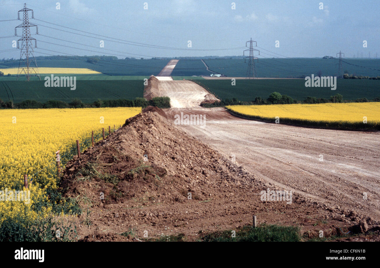 Leitungstrasse Stockfoto