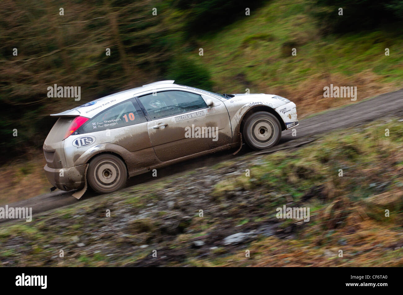 Malcolm Wilson Rallye 2012 Stockfoto