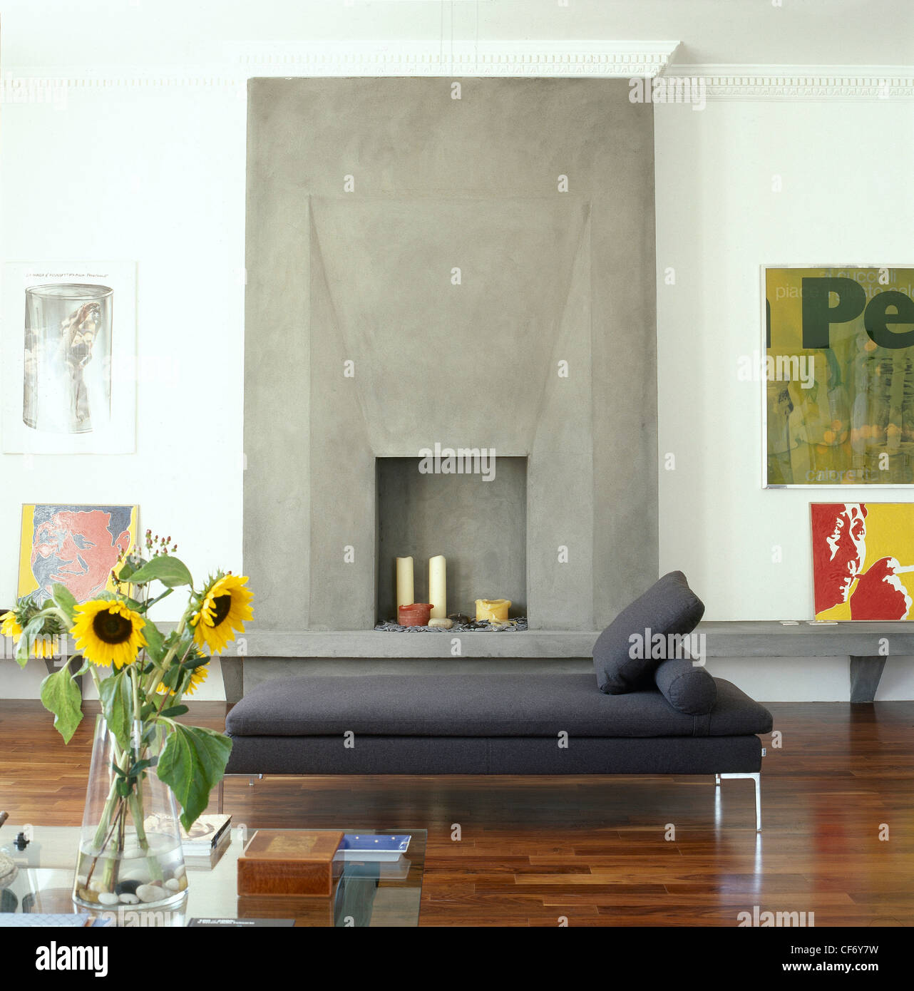 Interior Designer-Haus in Mailand gehört zu Miriam BanchettiNO Stockfoto