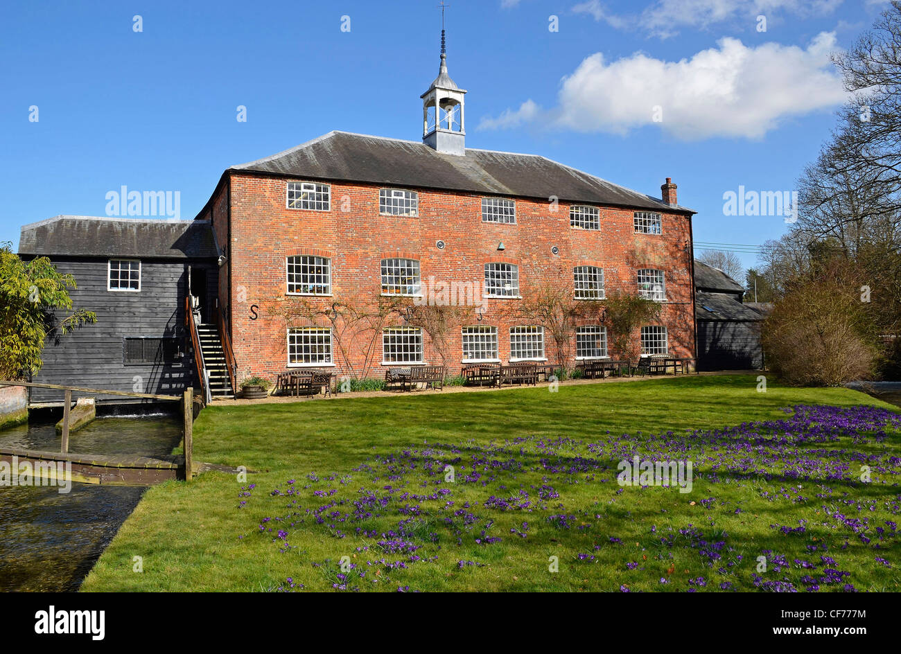 Whitchurch Silk Mühle hampshire Stockfoto