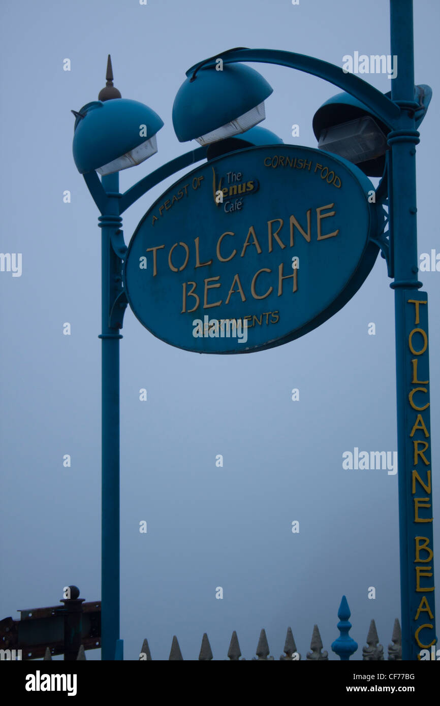 Tolcarne Strand in Newquay Stockfoto