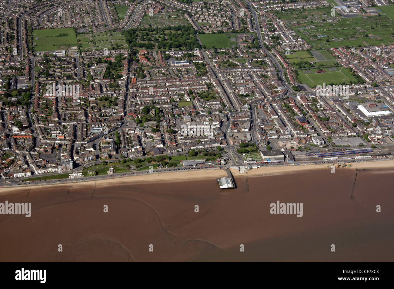 Luftaufnahme von Cleethorpes, Lincolnshire Stockfoto