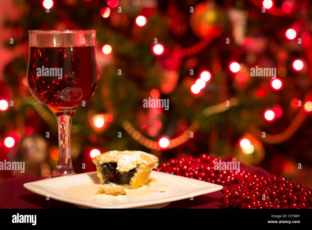 Bild mit einen klassischen Christmas Feeling. Stockfoto