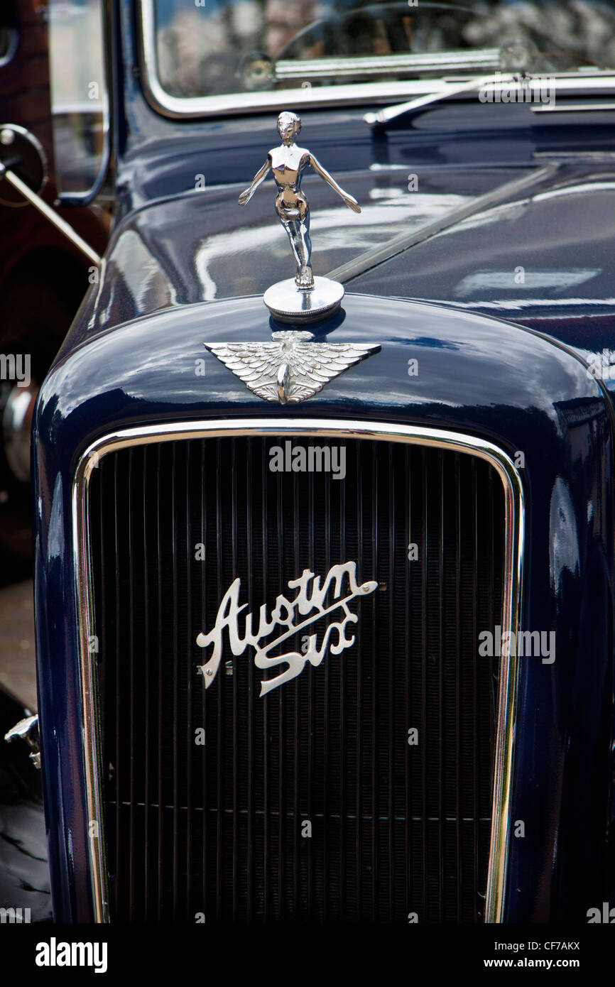 Austin sechs Motorwagen Stockfoto