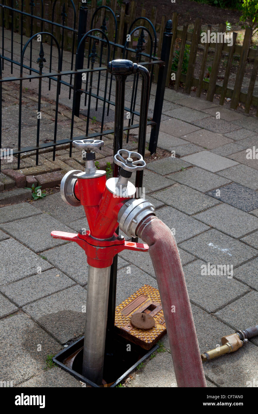 Feuerwehrschlauch Stockfoto