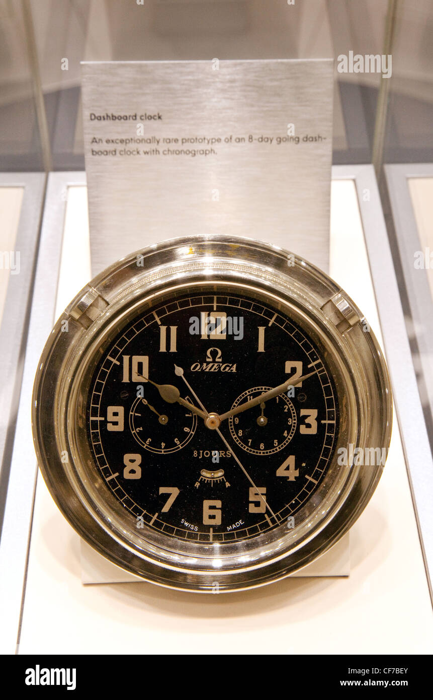 Seltene Omega 8 Tag Auto Armaturenbrett Uhr mit chronograph