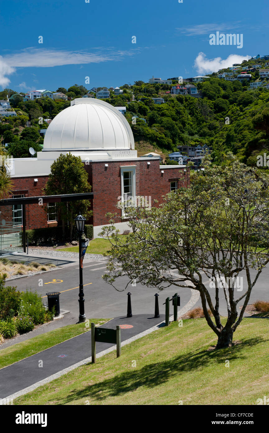 Carter Observatory in den botanischen Gärten in Wellington, Neuseeland Stockfoto