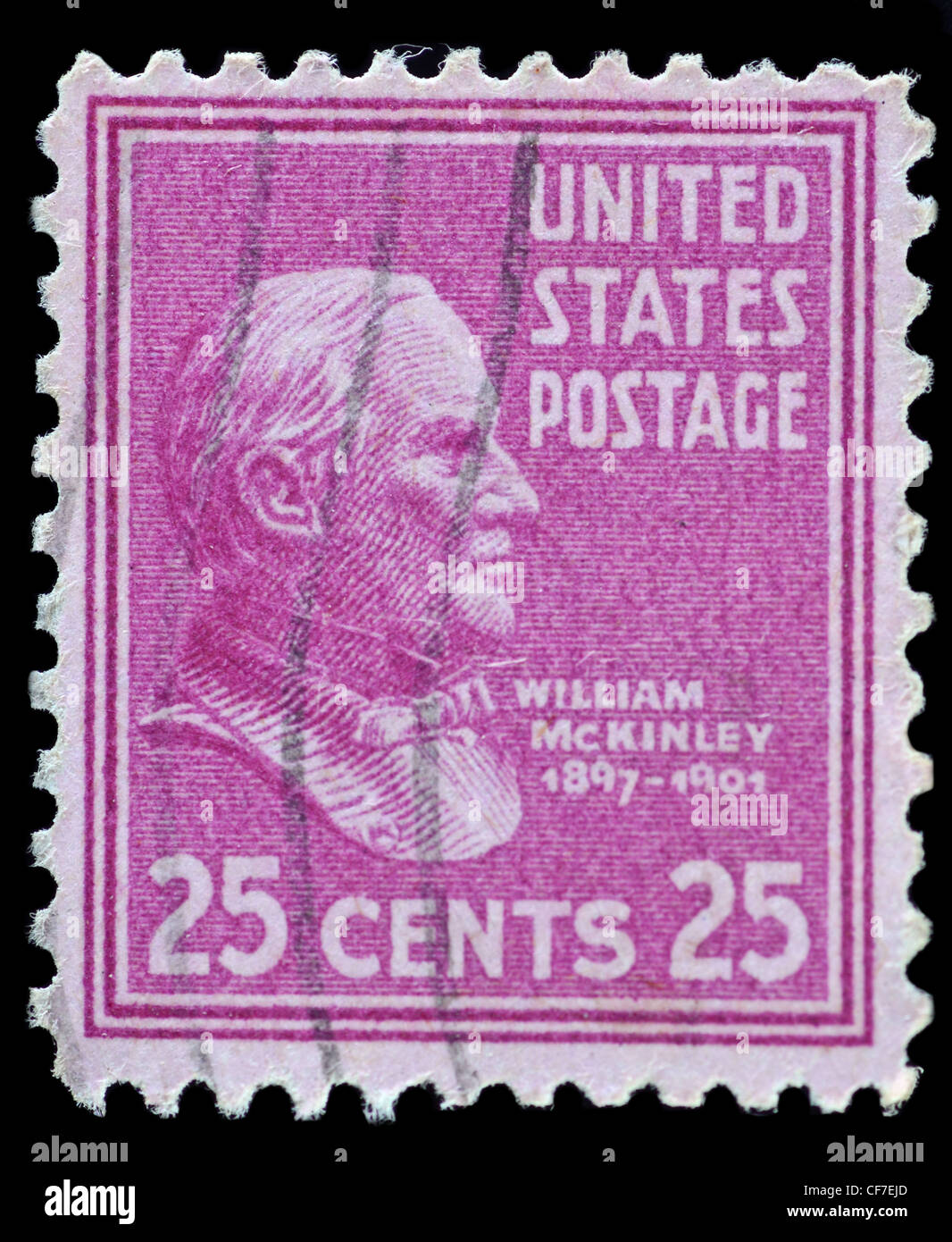 Präsident William McKinley 25. U.S. Stockfoto