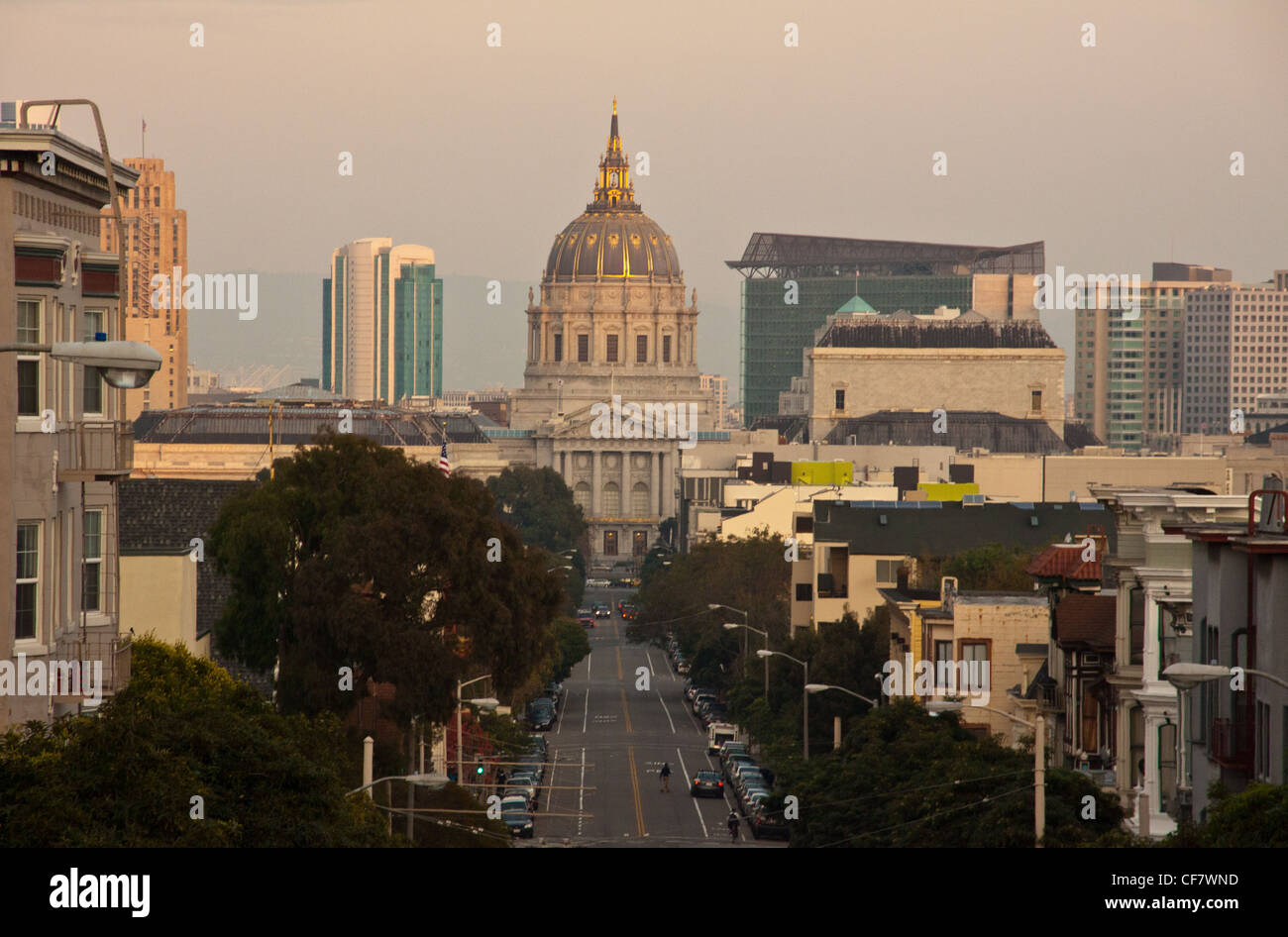 San Francisco-Straßenszene Stockfoto