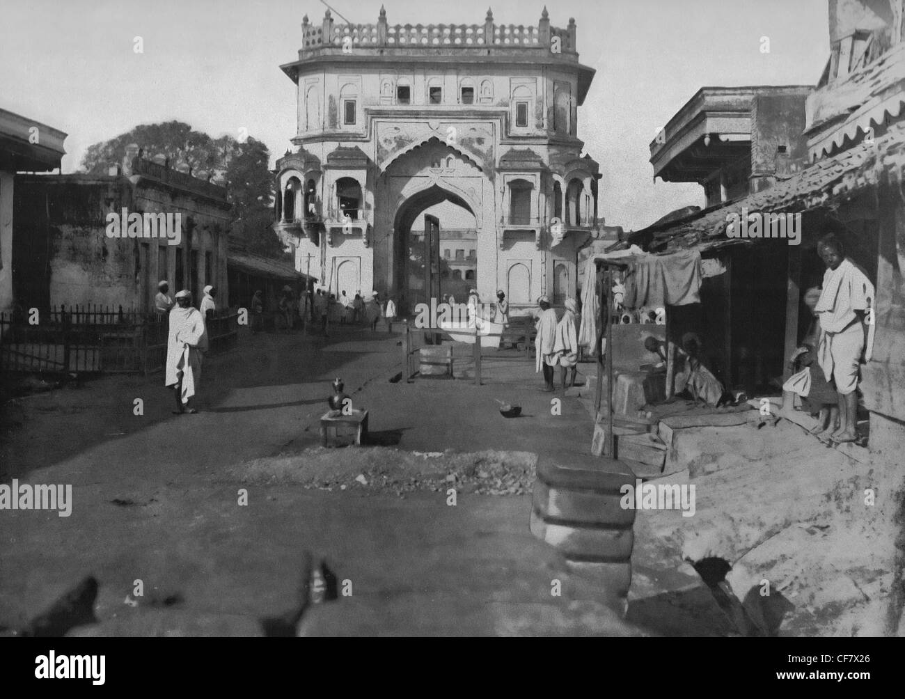 Tor nach Lucknow, Indien ca. 1894 Stockfoto