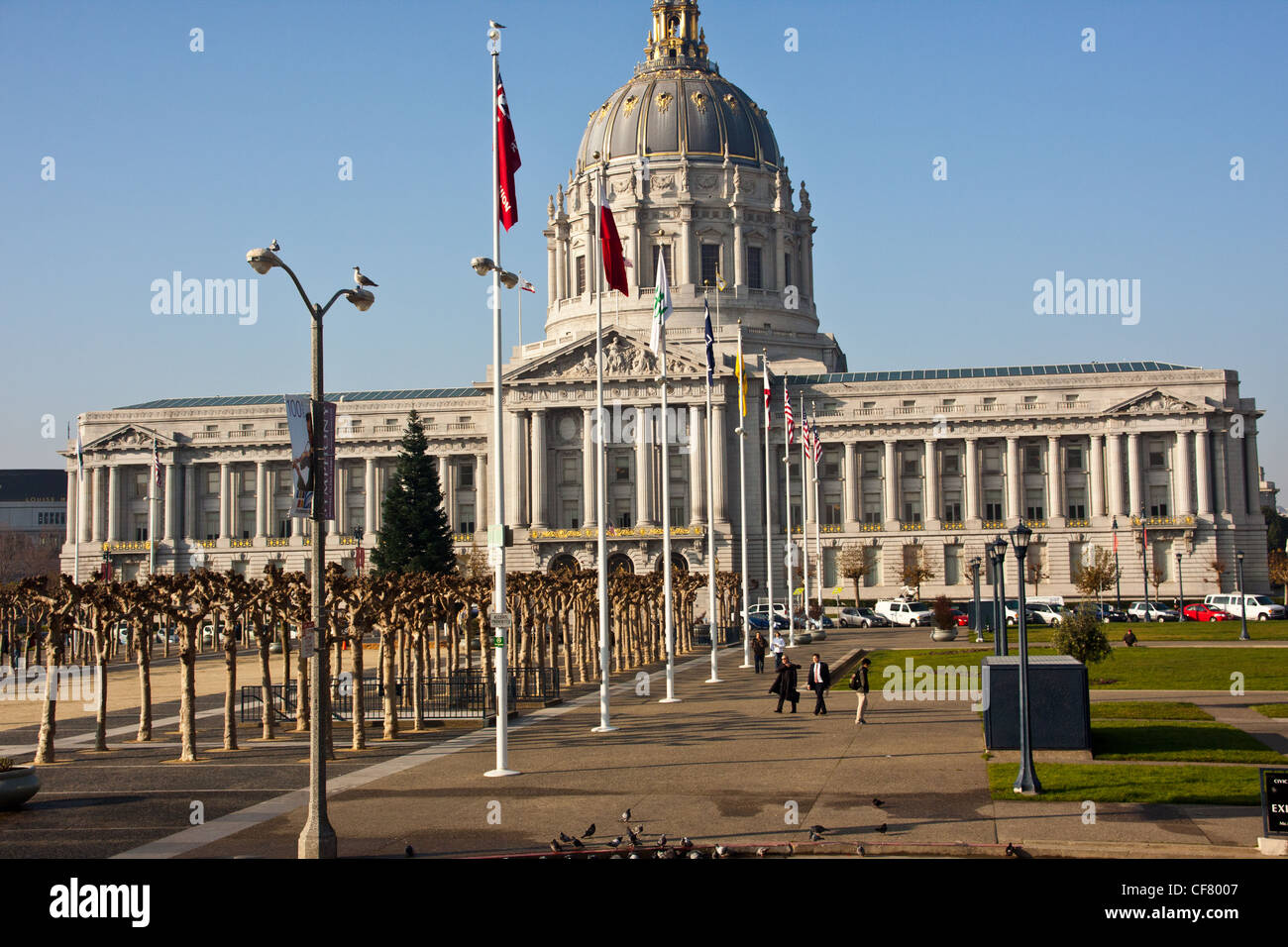 San Francisco lokalen Regierungsgebäude, Stadthalle, Stockfoto