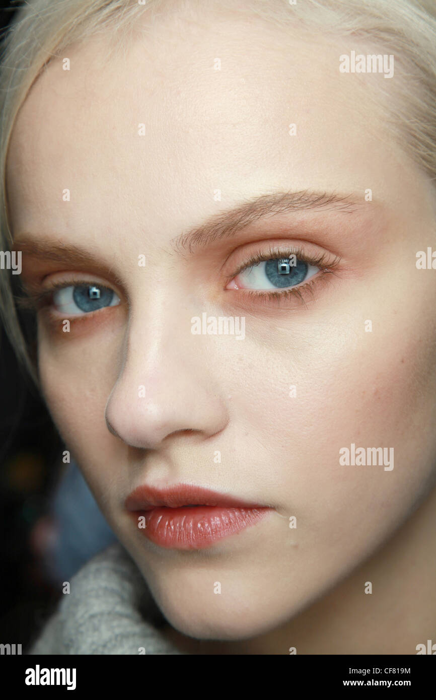 DKNY Backstage NewYork bereit, Herbst Winter tragen Stockfoto