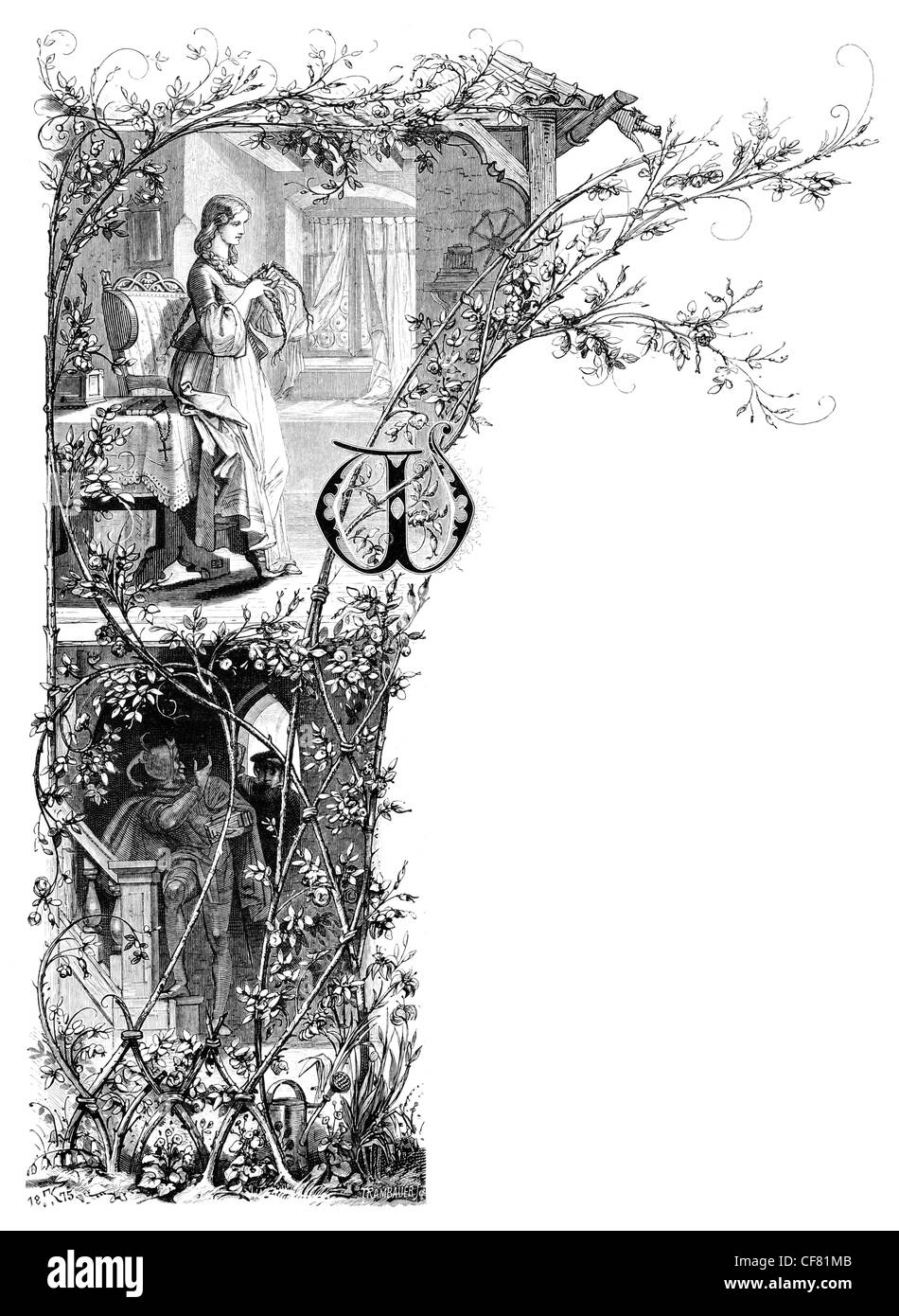Faust Johann Wolfgang von Goethe A Tragödie 1870 Kostümen magische magische Geschichte Legende Mythos Geschichte Drama Theater Gesetzes Charakter Stockfoto