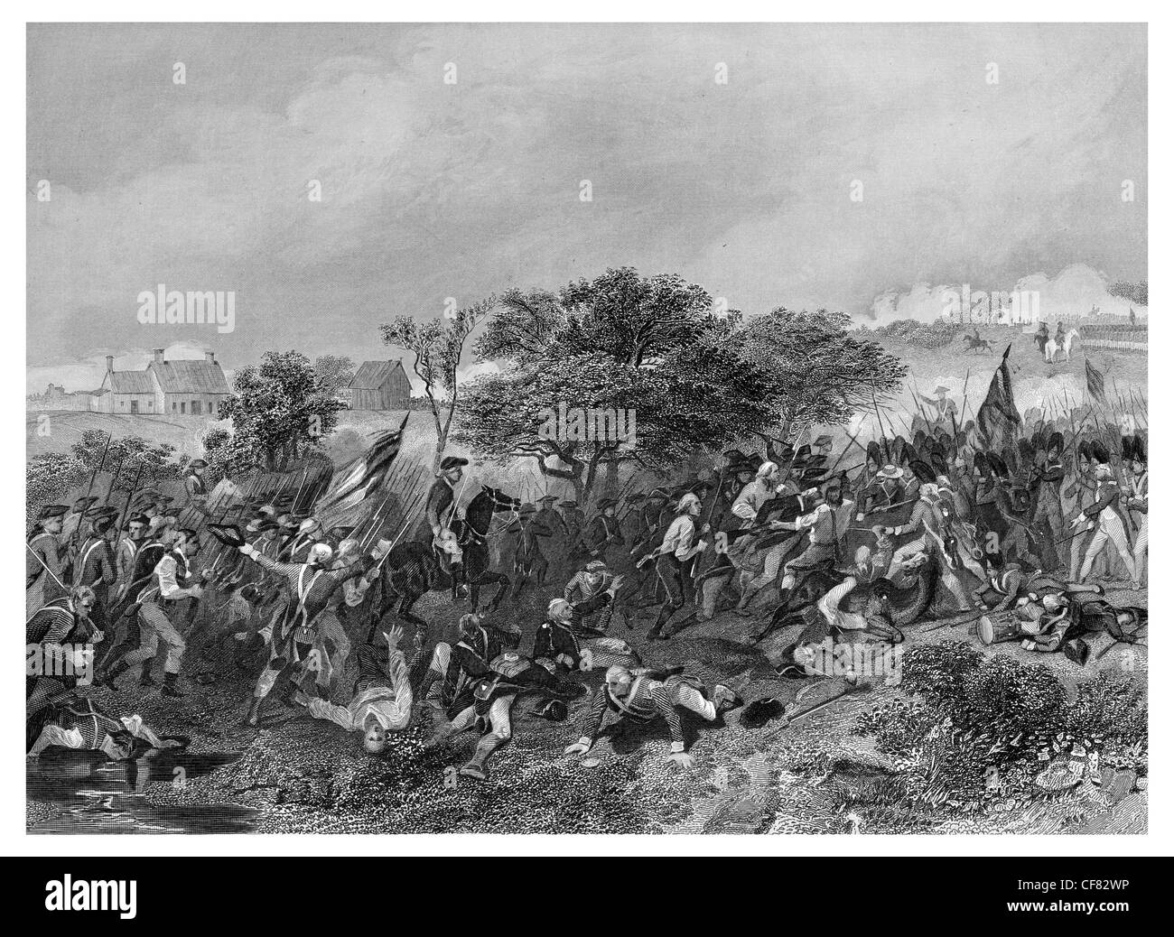 Schlacht von Monmouth Courthouse der Kontinentalarmee unter General