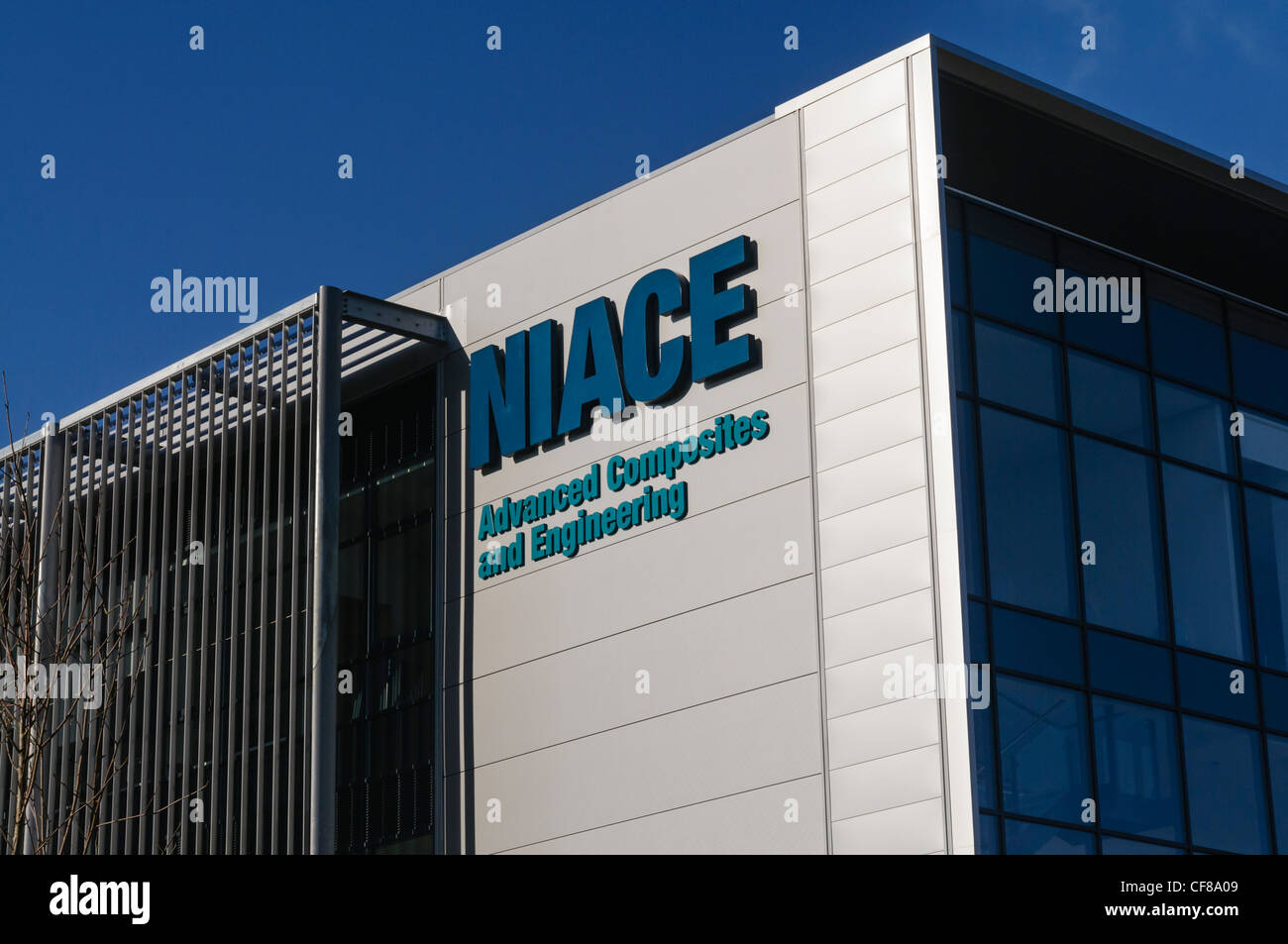 Nordirland Adfvanced Composites und Engineering (NIACE) Gebäude Stockfoto
