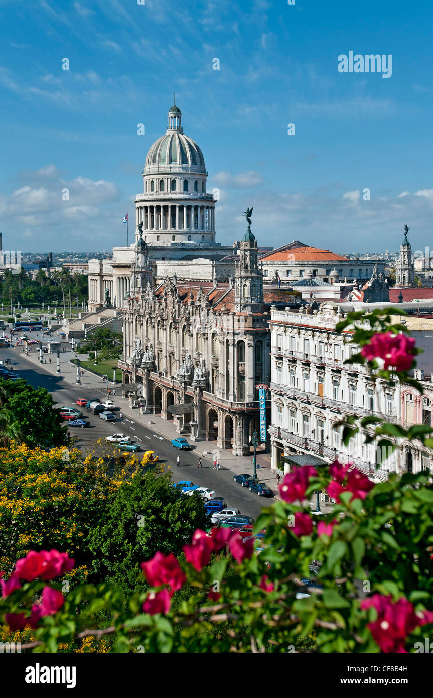Kapital Gebäude Großtheater Havanna Kuba Stockfoto