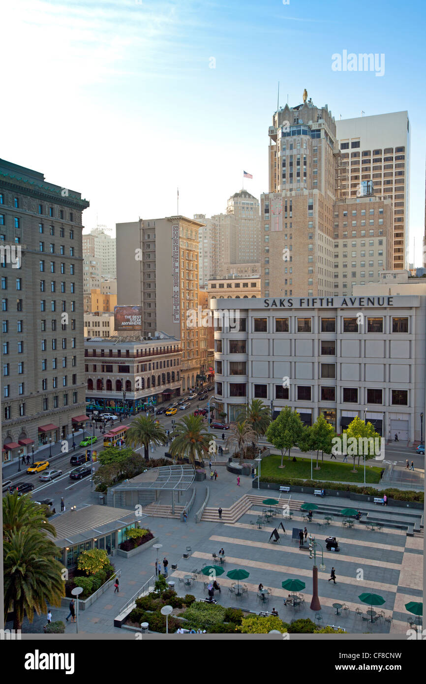 USA, California, San Francisco, downtown, Union square Stockfoto