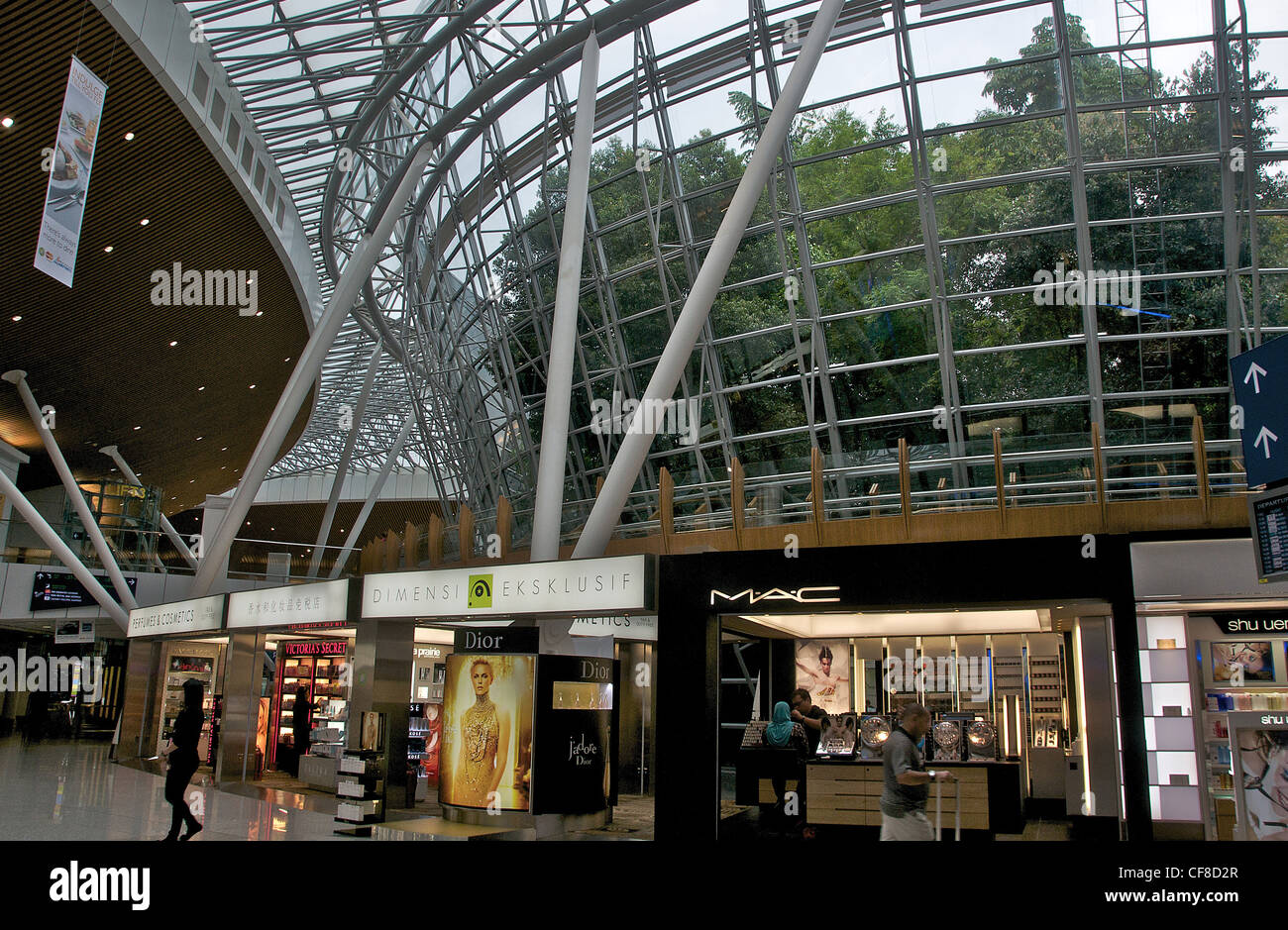Duty-Free-Shop Flughafen Kuala Lumpur Malaysia Stockfoto