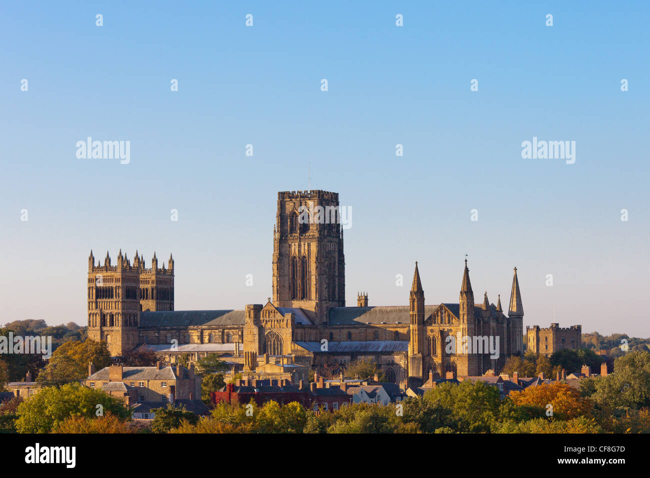 Durham Catherdial Durham England Stockfoto