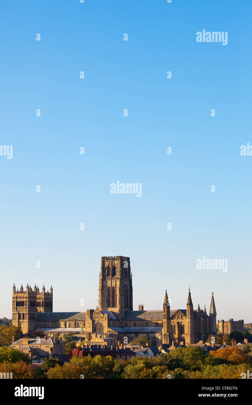 Durham Catherdial Durham England Stockfoto