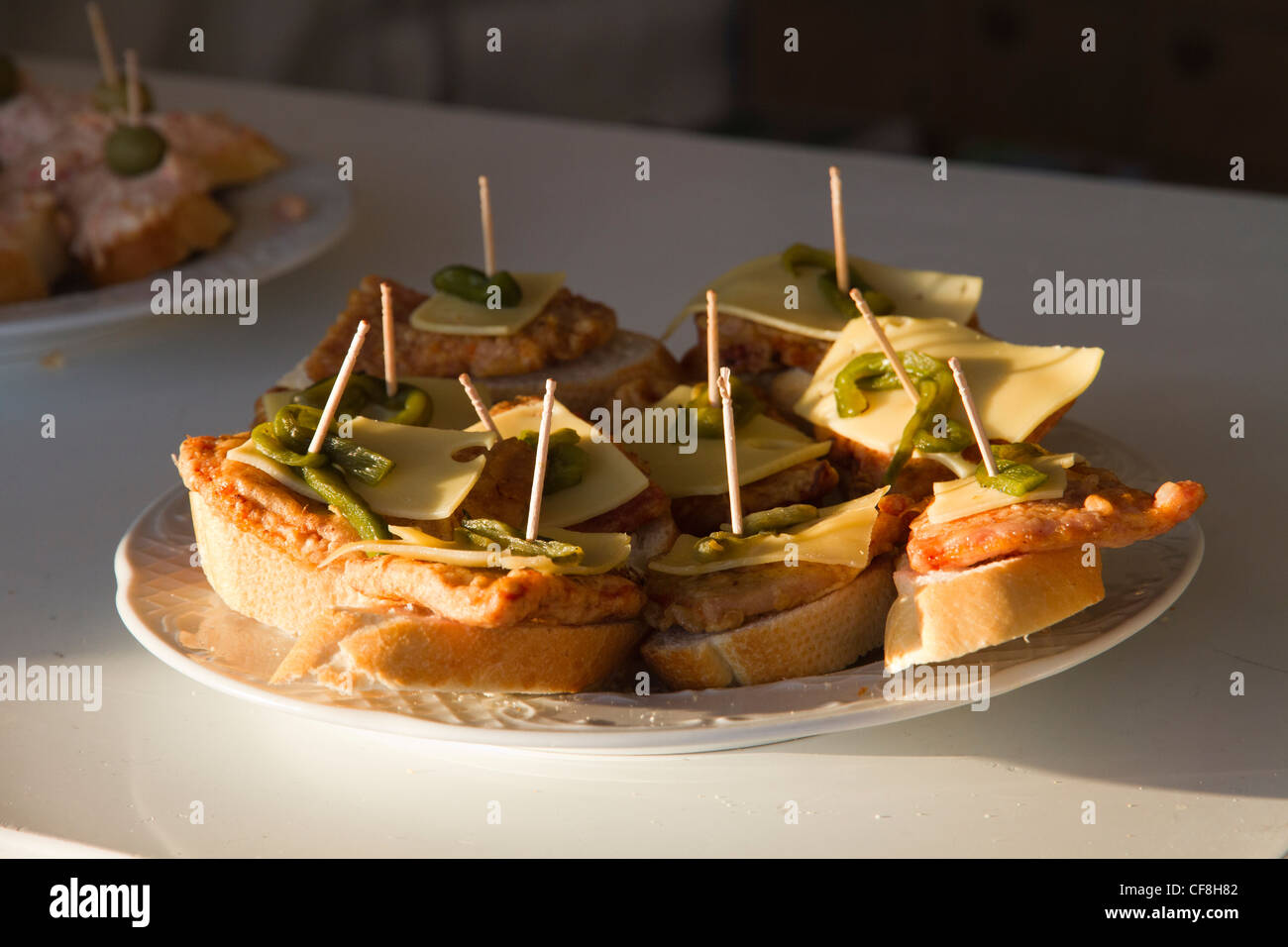 Tapas spanien Essen Stockfoto