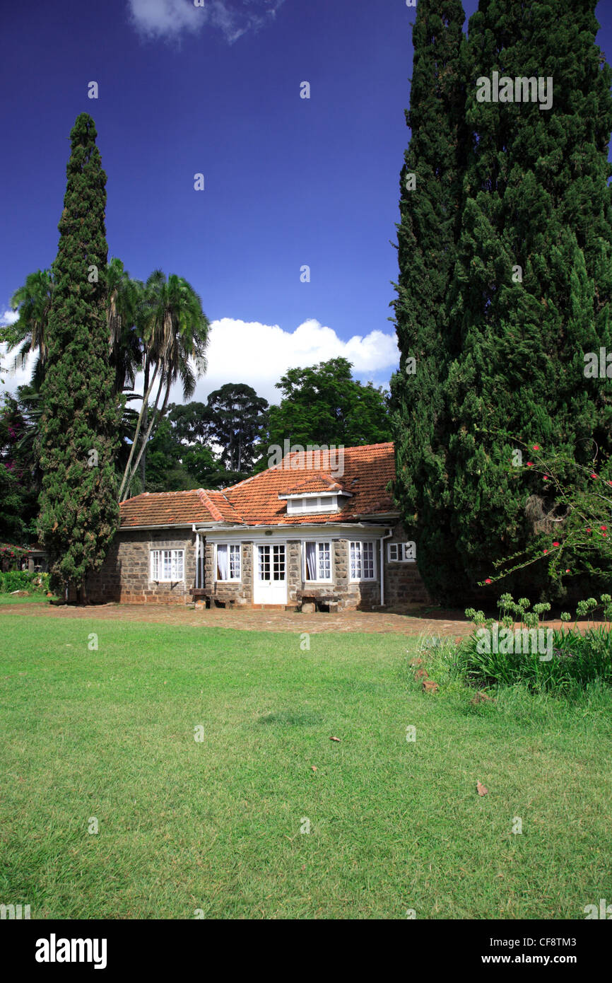 Karen Blixen war ein Autor, der ließ sich in Kenia, und machte ihr Leben dort im frühen 20. Jahrhundert. Sie hatte ein Haus in der Nähe von Nairobi Stockfoto