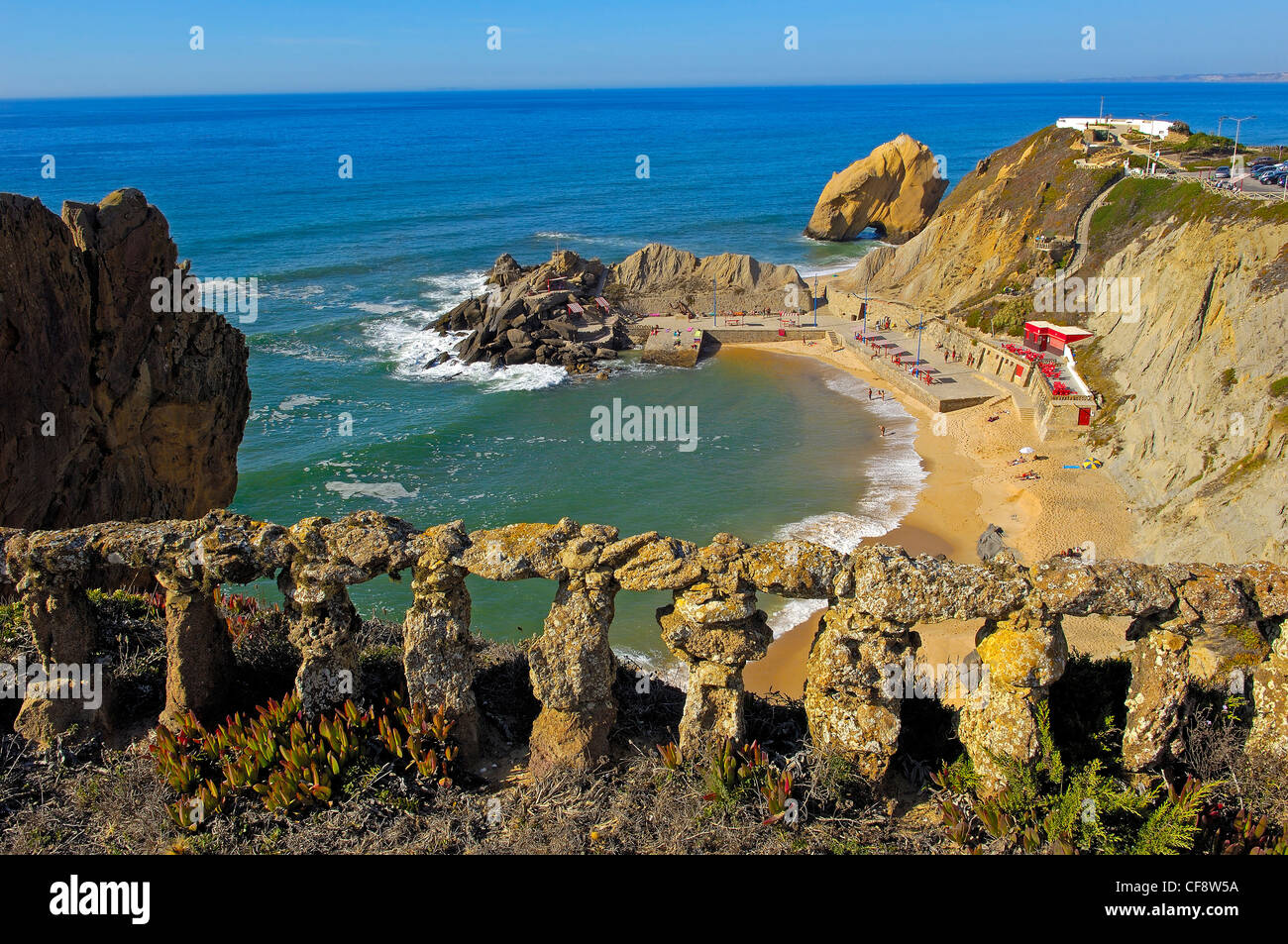 Santacruz, Praia Formosa, Torres Vedras, Portugal, Europa Stockfoto