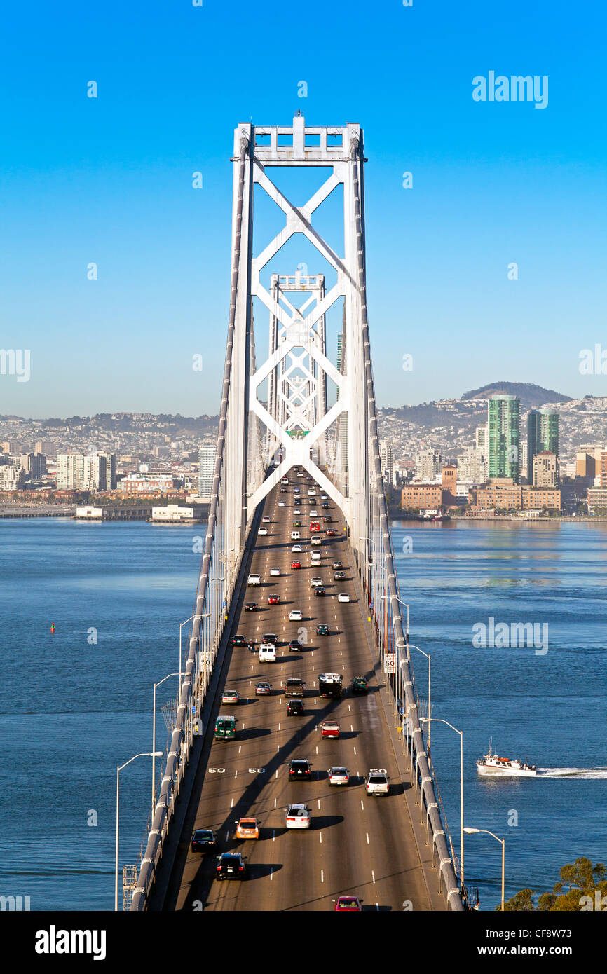 Oakland Bay Bridge, San Francisco, Kalifornien, USA Stockfoto