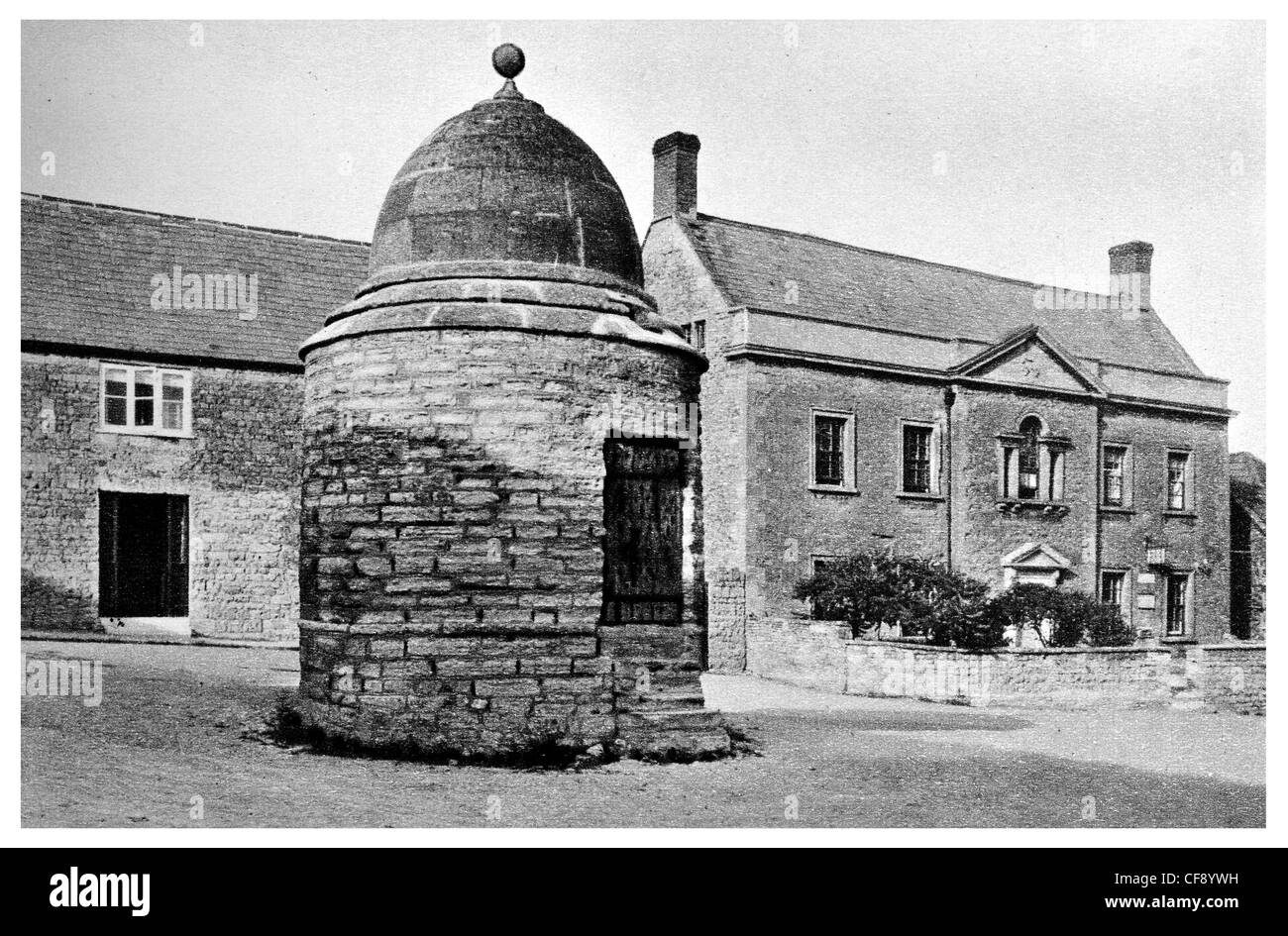 Castle Cary alte Lock Up Verbrechen strafrechtliche historischen Gefängnisgebäude Somerset South West England Europa UK-Tourismus-Marktgemeinde Stockfoto