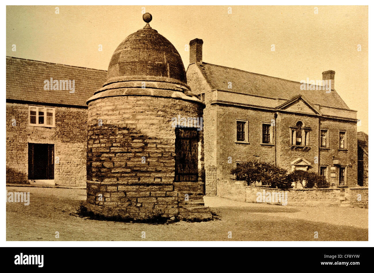 Castle Cary alte Lock Up Verbrechen strafrechtliche historischen Gefängnisgebäude Somerset South West England Europa UK-Tourismus-Marktgemeinde Stockfoto