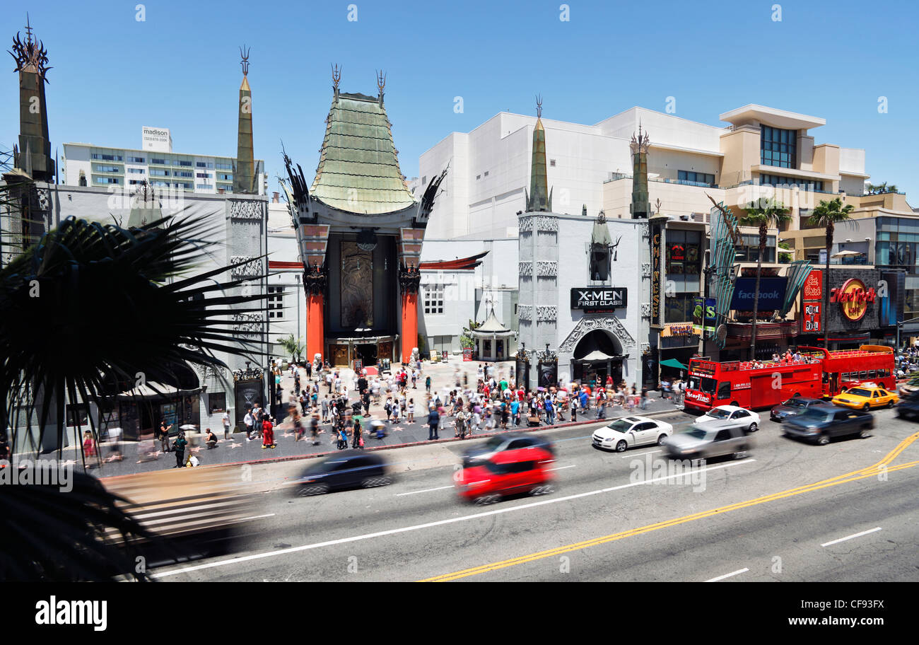 Graumans Chinese Theater, Hollywood Boulevard, Hollywood, Los Angeles, California, Vereinigte Staaten von Amerika Stockfoto